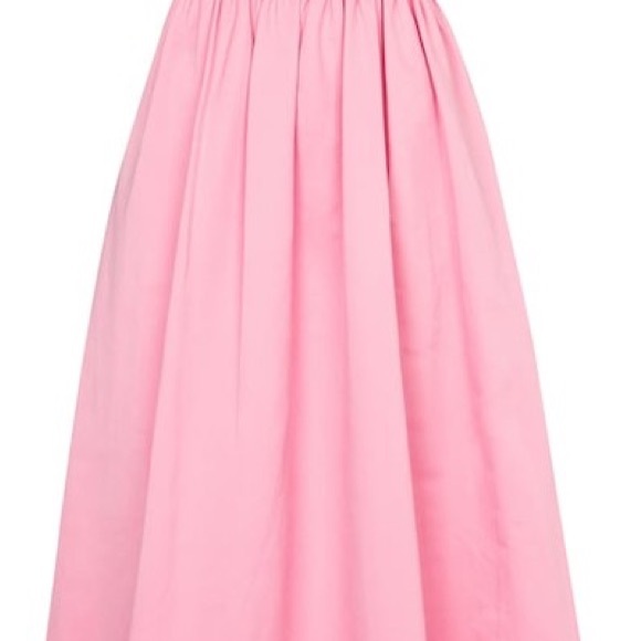 Staud pink Alix Cotton blend faille maxi dress - Picture 7 of 7